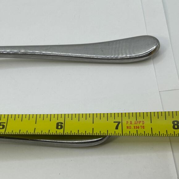 2 Tea Spoon Teaspoon Mikasa Brynley Satin (Stainless) 7" - Picture 5 of 6